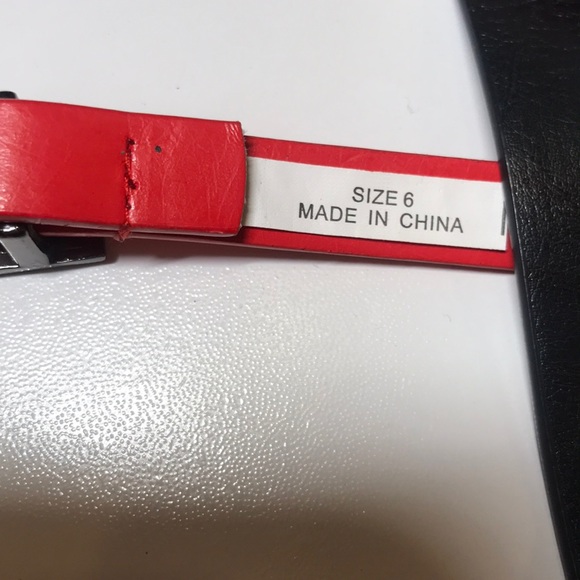 SOLD ALREADY: Calvin Klein Skinny Belts (2 PCs - 1 red/ 1 black) - Picture 5 of 5